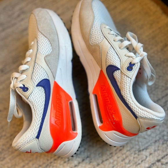 Nike Air Max System White Brite Crimson Lapis Women’s Shoes - Picture 7 of 13